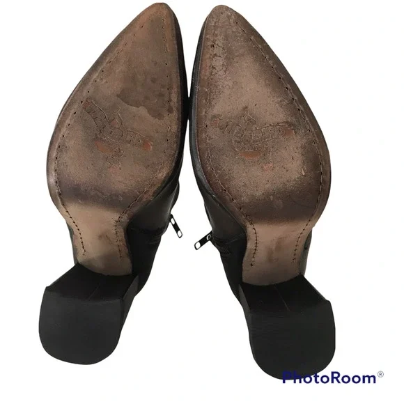 FREEBIRD By Steven Black Brown Jalessa Ankle Boot Size 9 - Picture 8 of 11